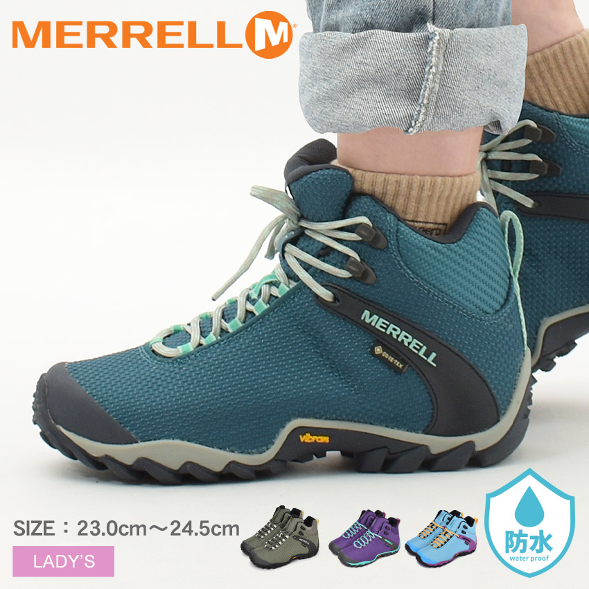 メレル トレッキングシューズ レディース カメレオン8 ストームミッド ゴアテックス ハイカット 靴 シューズ MERRELL ssho