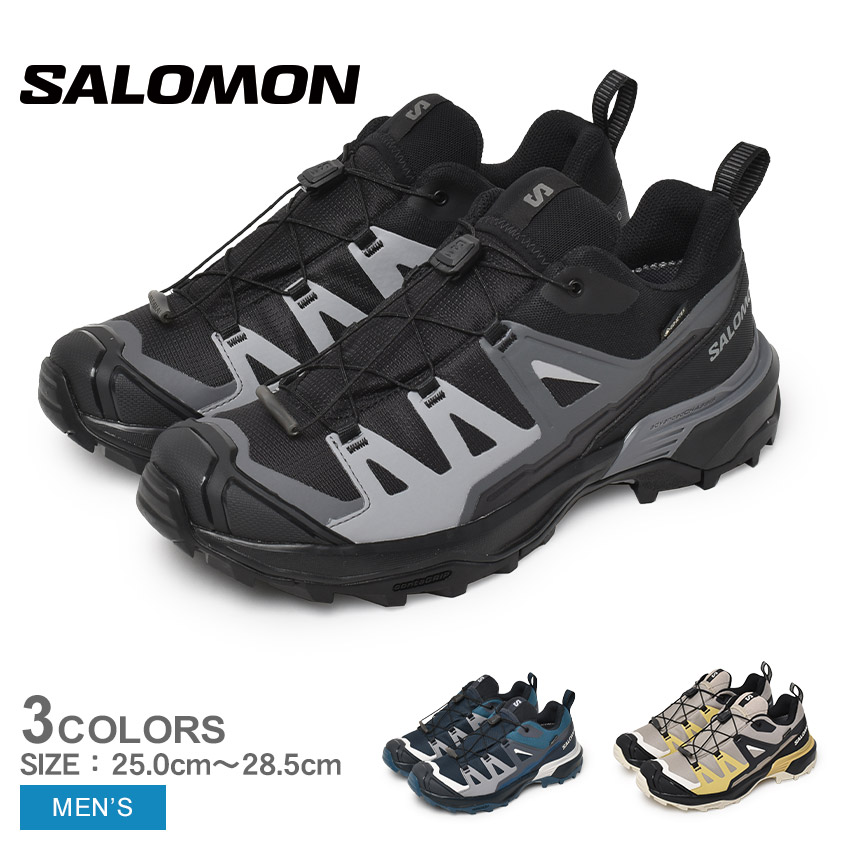 サロモン トレイルランニングシューズ メンズ X ULTRA 360 GORE-TEX ブラック 黒 ネイビー 紺 SALOMON L47453200 L47453400 L47453600 靴