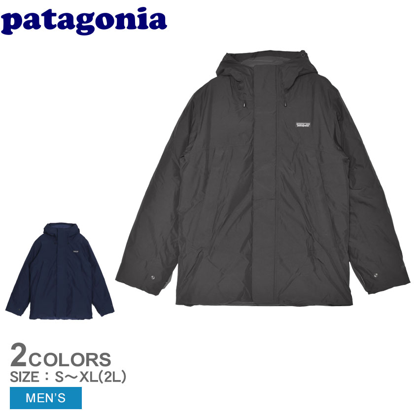 パタゴニア ダウンジャケット メンズ ストームシャドー・パーカ ネイビー 紺 ブラック 黒 PATAGONIA 31755 ウエア アウター ジャケット