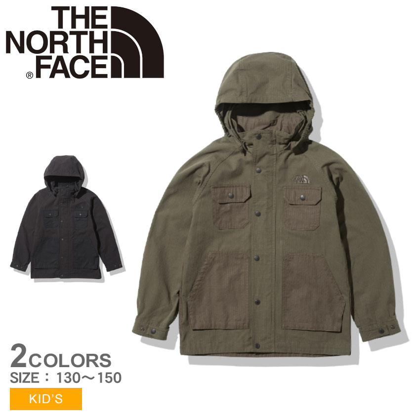 ザ ノースフェイス ジャケット キッズ ジュニア 子供 ファイヤーフライジャケット カーキ 緑 ブラック 黒 THE NORTH FACE NPJ22240 男の