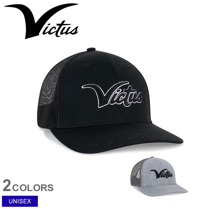 ヴィクタス 帽子 ユニセックス スクリプティド スナップバック ハット ブラック 黒 グレー VICTUS VAHTSCR 野球 ベースボール キャップ