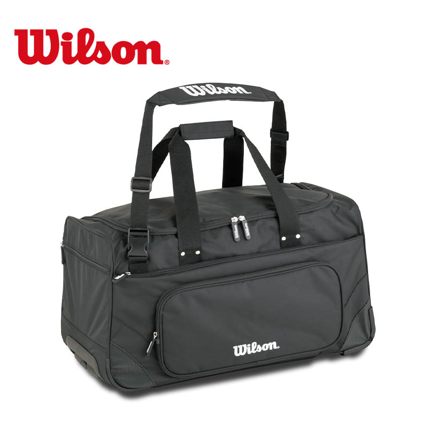ウィルソン 野球用具用バッグ キャスターバッグ ブラック 黒 WILSON WB5751701 野球 ベースボール バッグ ケース キャスター キャリーケ
