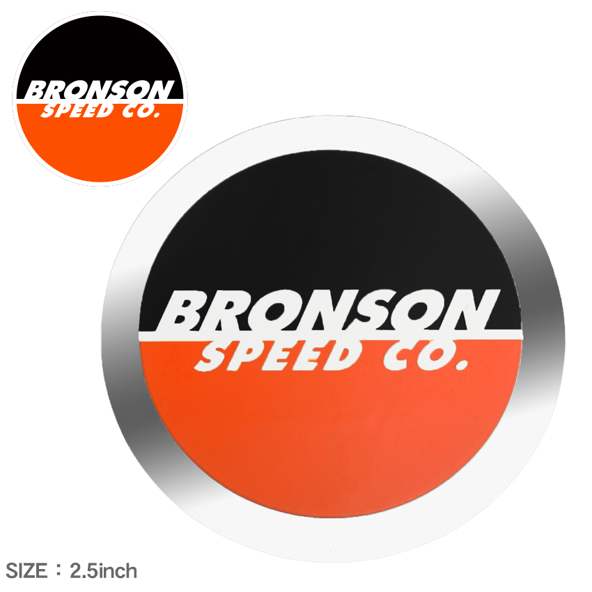 BRONSON ブロンソン ステッカー SPOT LOGO 2.5IN 88281495 スケートボード シール