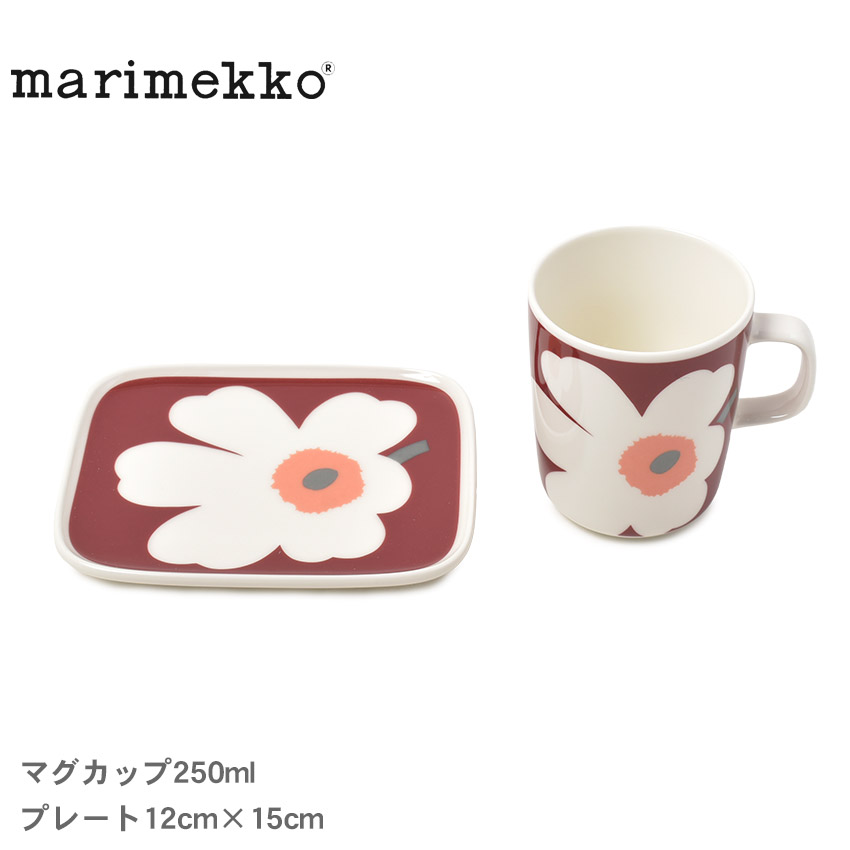 商品番号：74030472■ラッピング対象外 ■採寸[単位(cm)]直径×高さ×容量（マグカップ）/7.5cm×9cm×250ml縦×横（プレート）/12cm×15cm※上記サイズは、実際に同一の商品